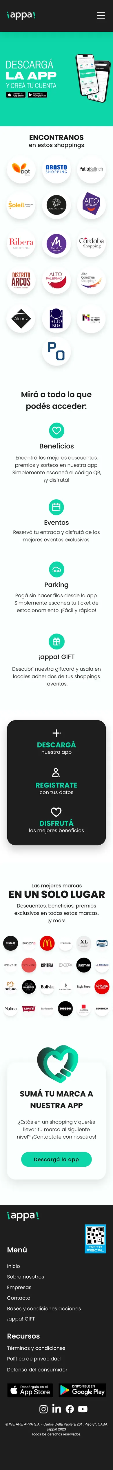 weareappa.com — mobile — captura