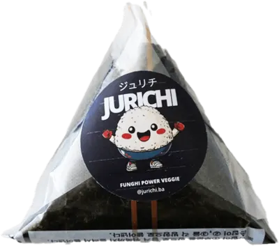 Onigiri vegano de hongos